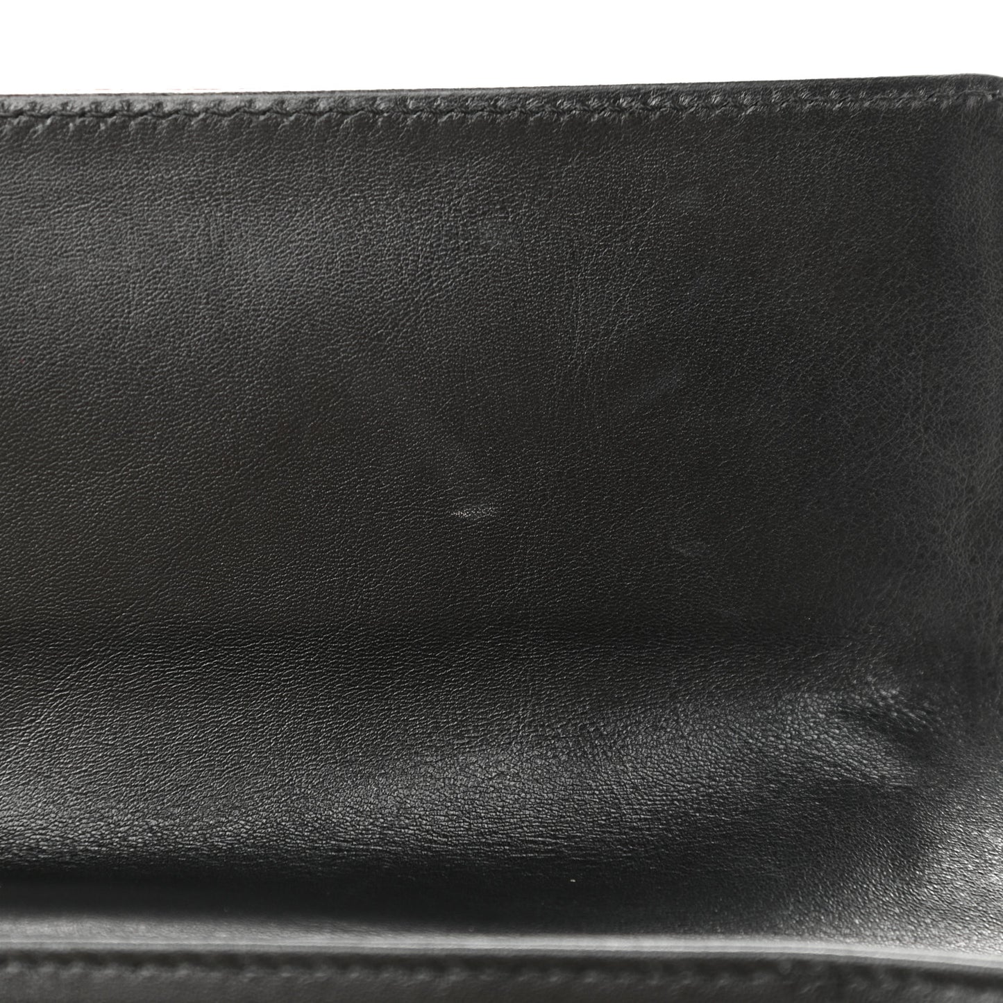 Calfskin Logo Strap Shoulder Bag Black
