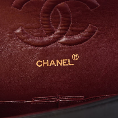 Chanel Lambskin Quilted Medium Double Flap Black 6 of 18