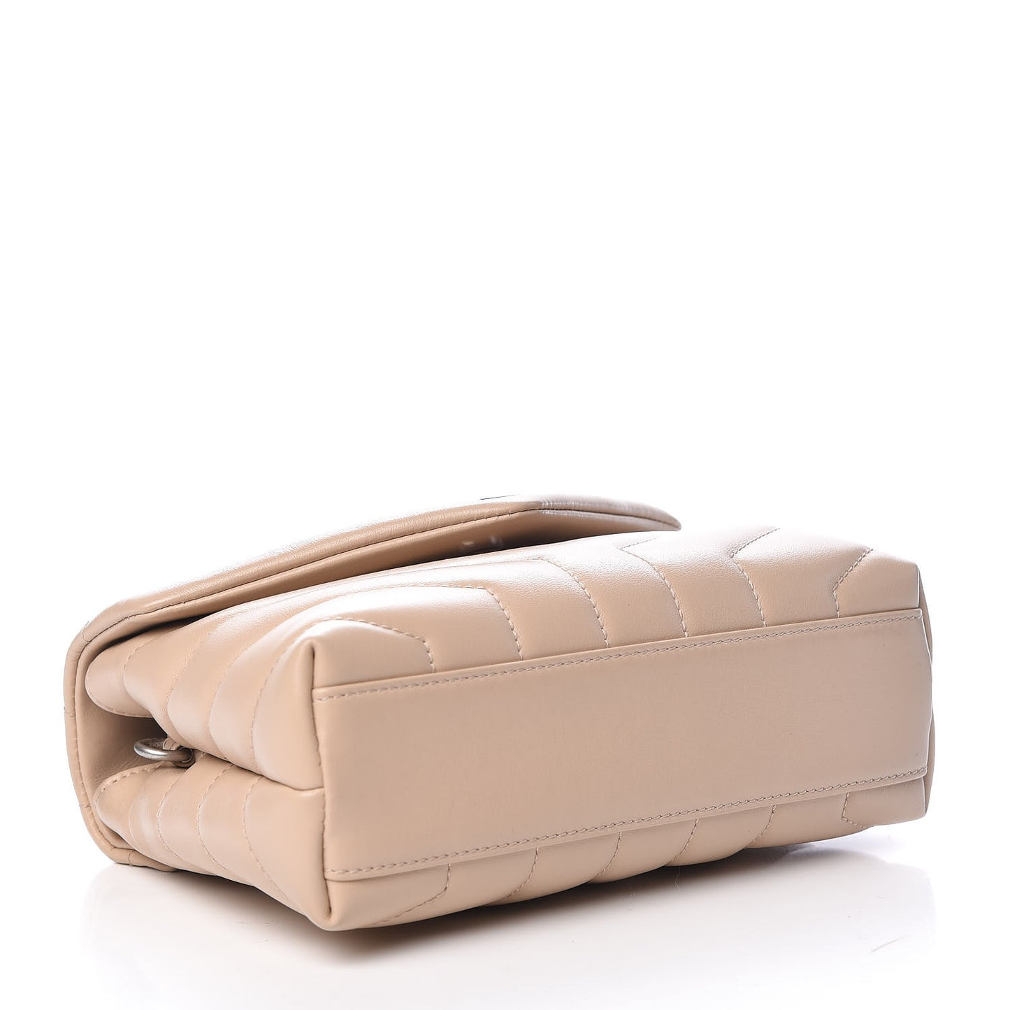 Calfskin Y Quilted Monogram Toy Loulou Satchel Nude Powder