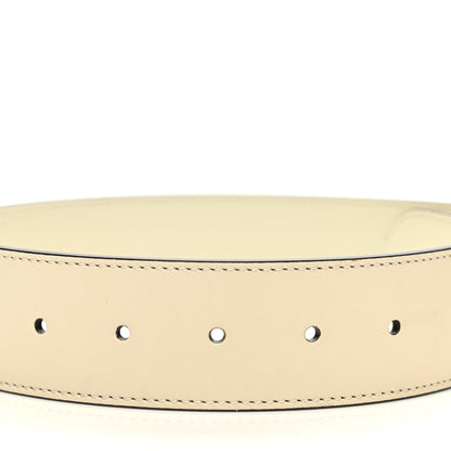 Gucci Calfskin Double G 40mm Belt 90 36 Mystic White 4 of 6
