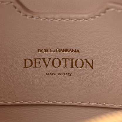 Dolce & Gabbana Calfskin Devotion Crossbody Bag Pale Pink 5 of 5