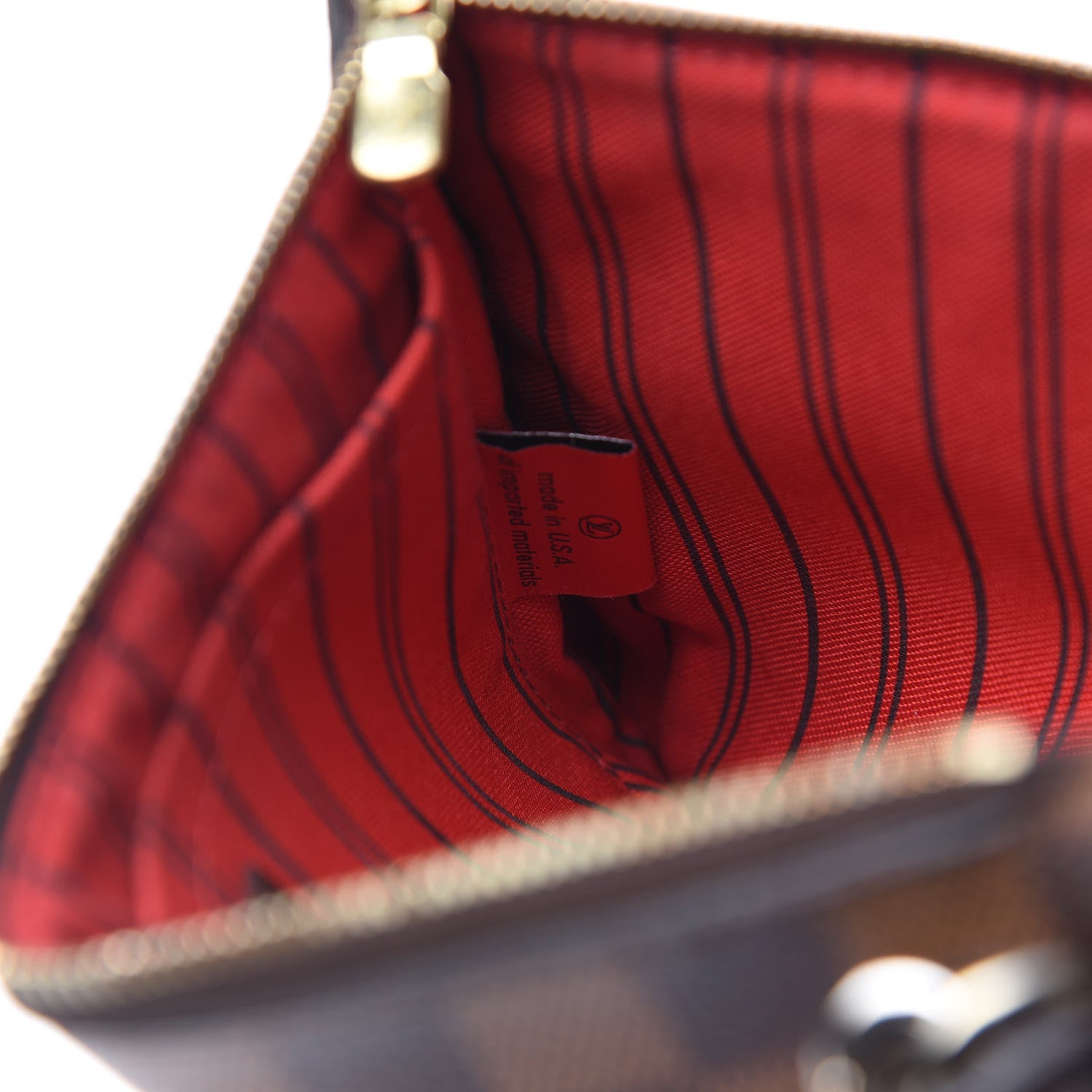Louis Vuitton Damier Ebene Neverfull MM GM Pochette 6 of 11