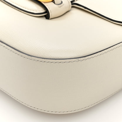 Gucci Azalea Calfskin Web Mini Horsebit 1955 Shoulder Bag Mystic White 10 of 10