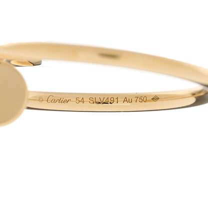 Cartier 18K Yellow Gold Small Juste Un Clou Ring 54 6.75 4 of 4