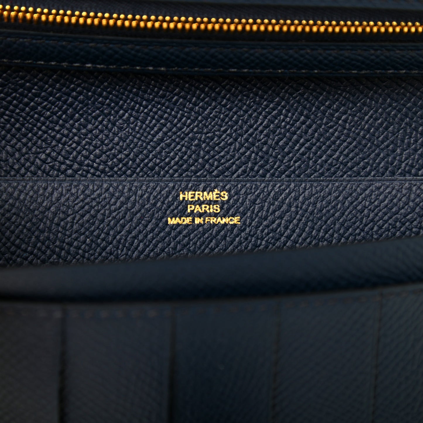 Epsom Bearn Gusset Wallet Bleu Indigo