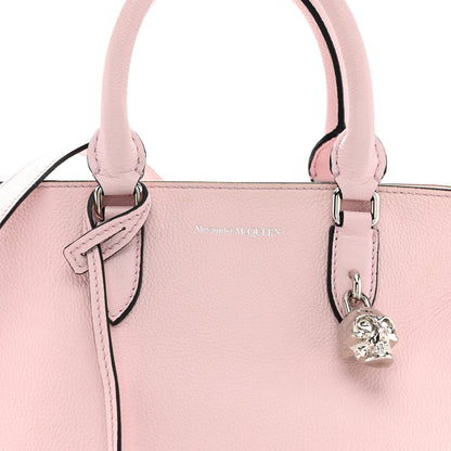 Alexander McQueen Calfskin Small Skull Padlock Zip Around Tote Baby Pink 8 of 14