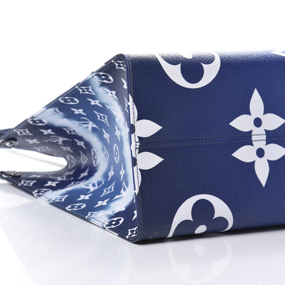 Louis Vuitton Monogram Escale Onthego GM Blue 10 of 11