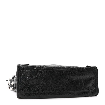 Balenciaga Agneau Classic Silver Hardware Mini City Black 4 of 10