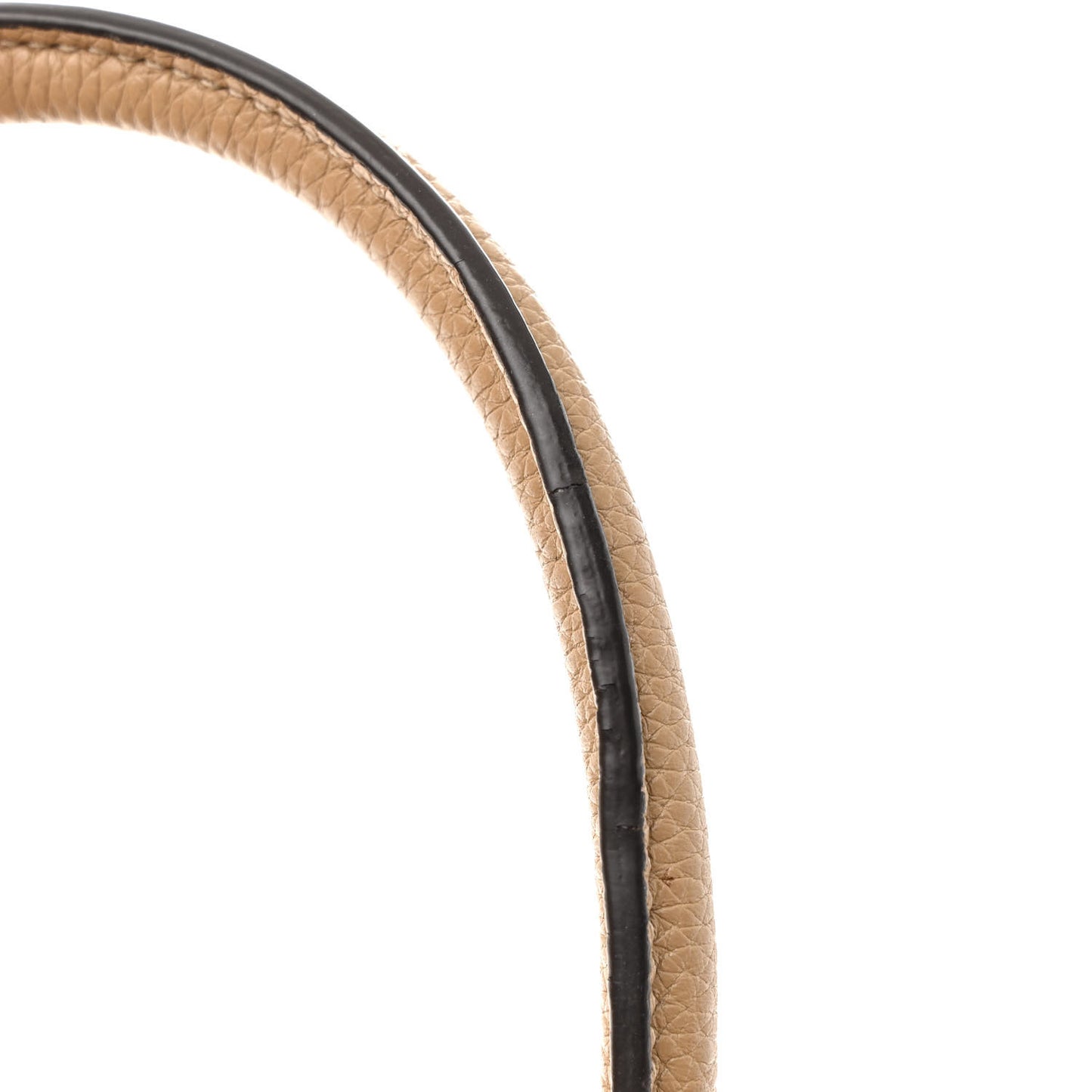 Drummed Calfskin Nano Luggage Dune