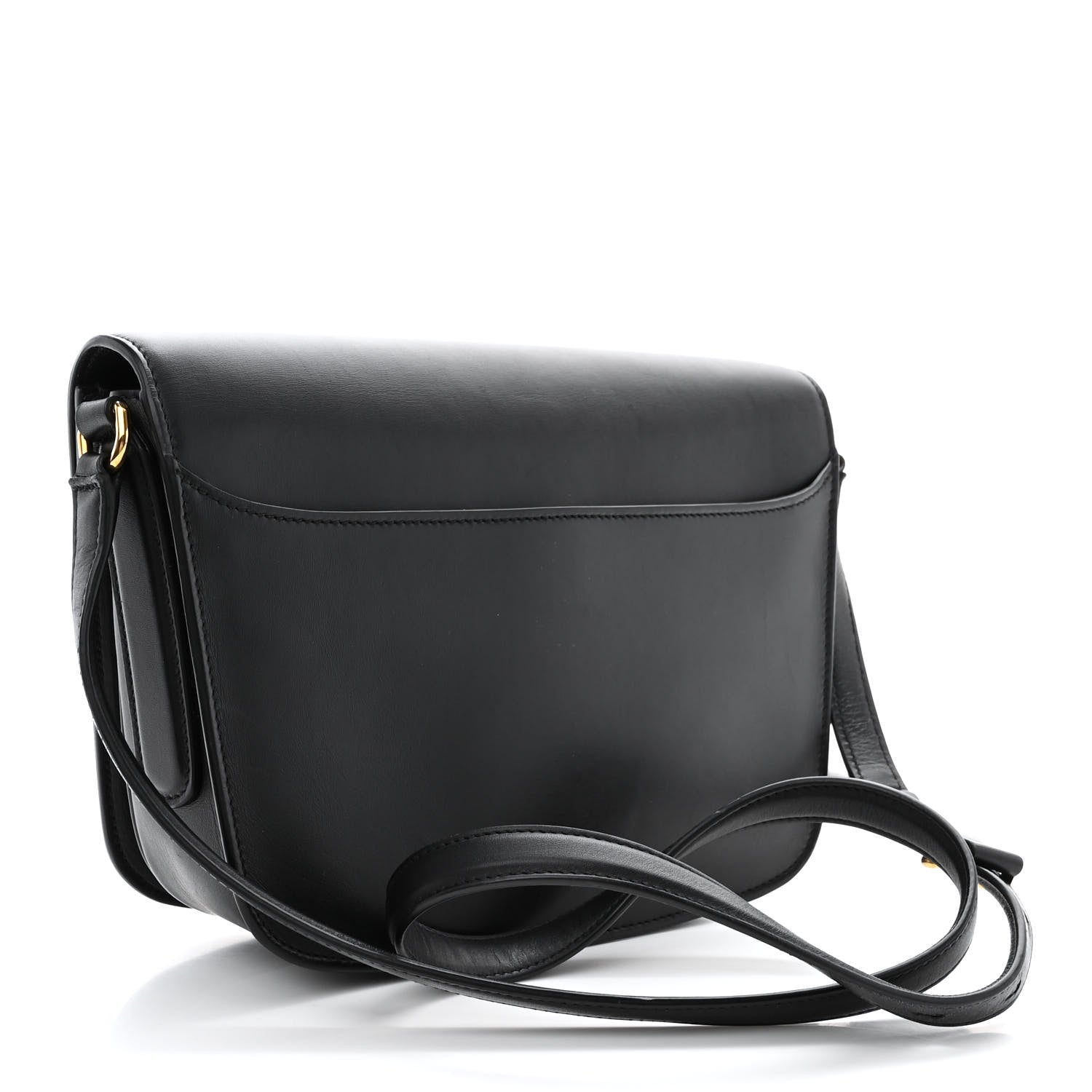 Salvatore Ferragamo Calfskin Trapezio Crossbody Black 3 of 10