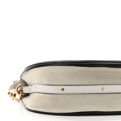 Chloe Calfskin Suede Medium Nile Bracelet Bag Cloudy Blue 8 of 9