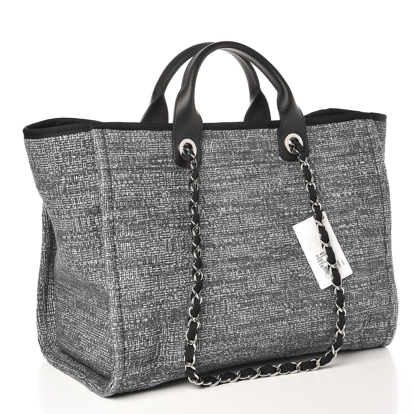 Canvas Large Deauville Tote Charcoal