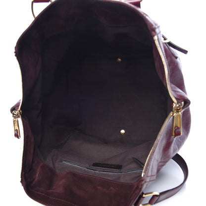 Saint Laurent Calfskin Small Downtown Bordeaux 5 of 8
