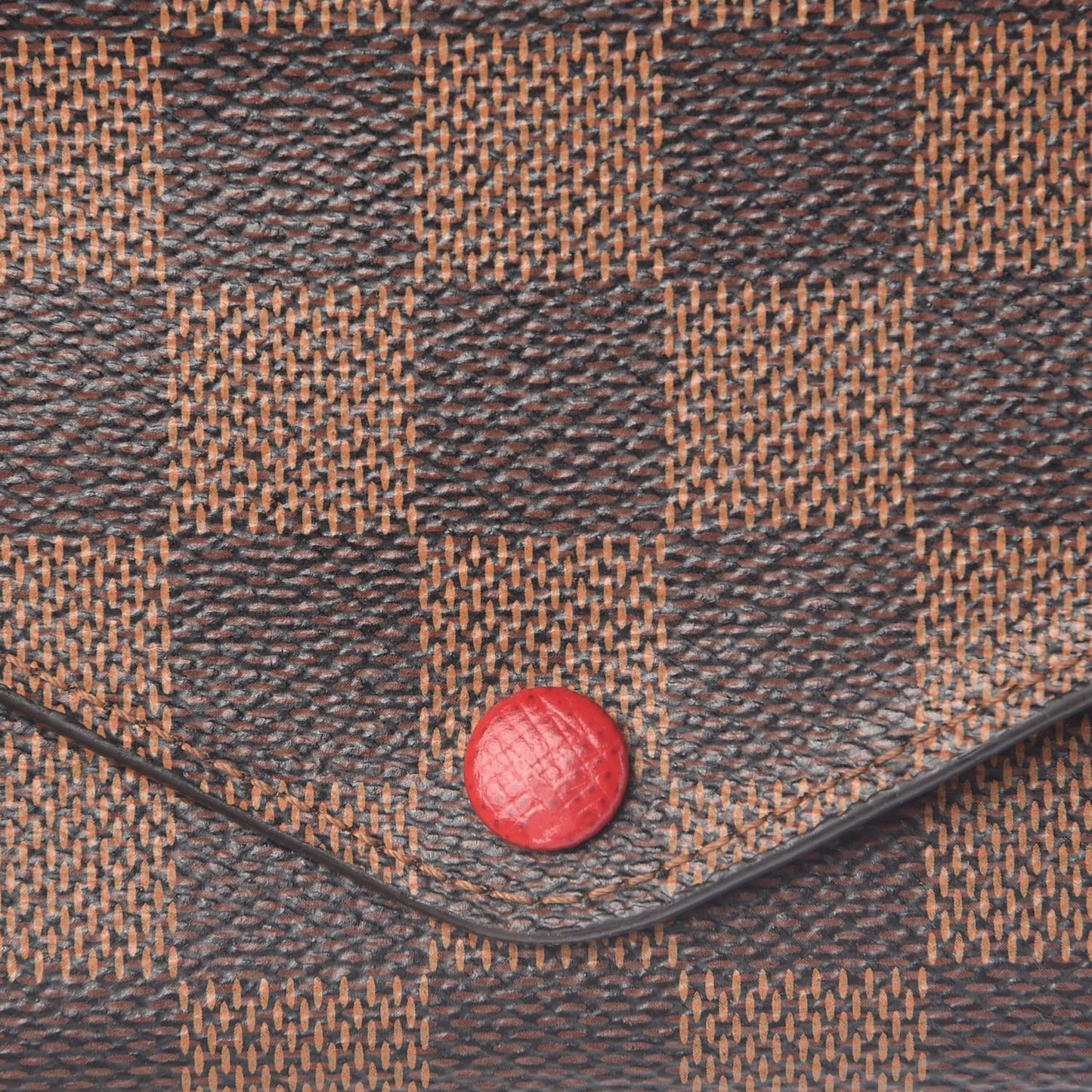 Damier Ebene Josephine Wallet Red