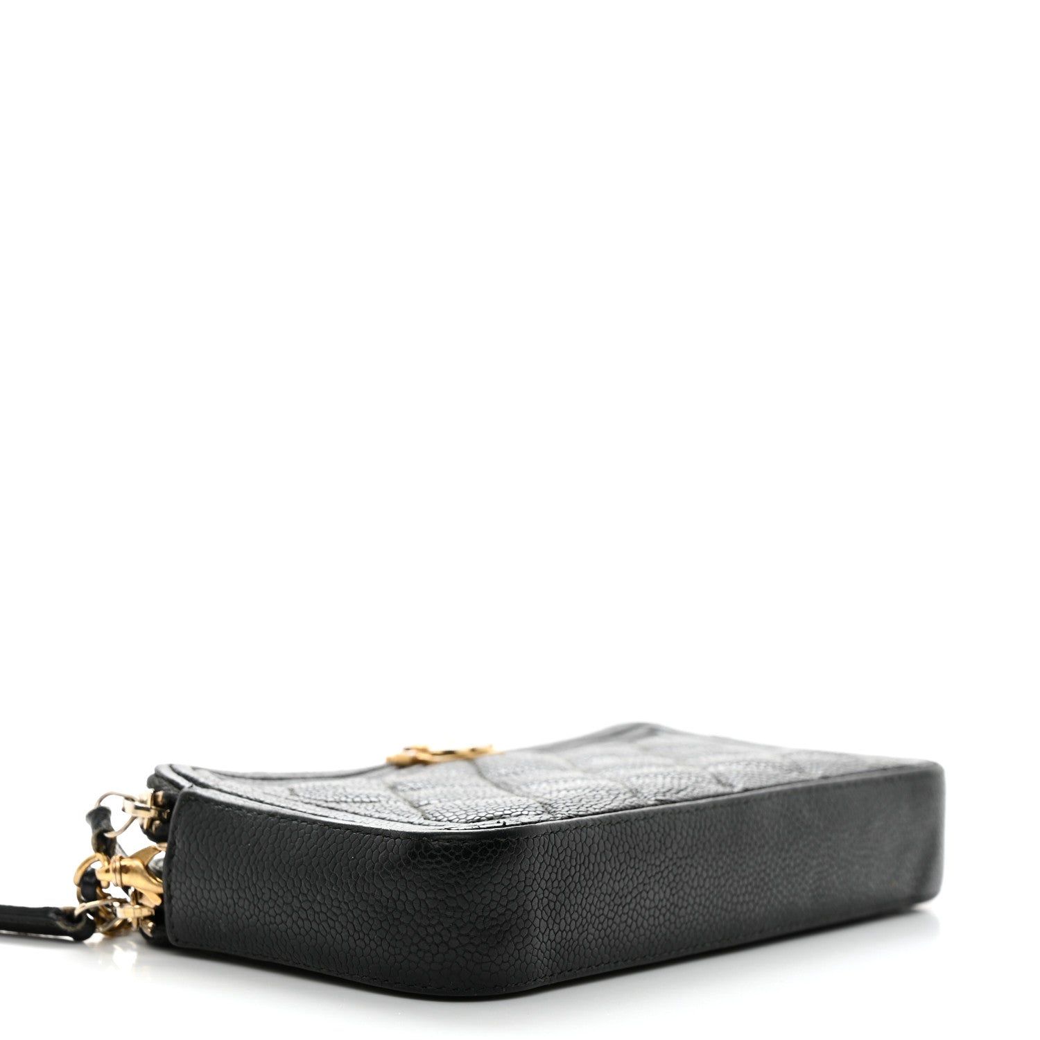 Chanel Caviar Quilted Small Boy Clutch With Chain Black 4 of 15