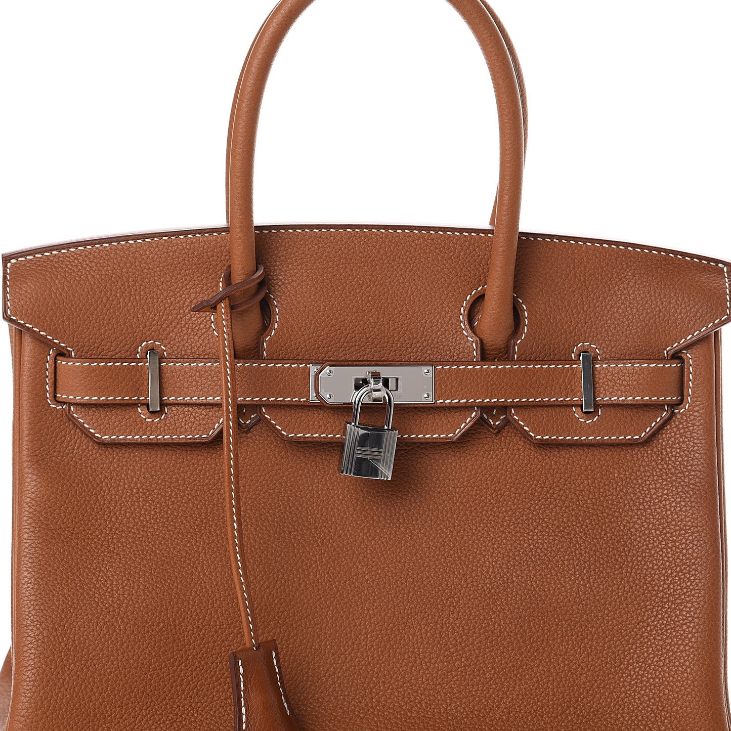 Natural Barenia Faubourg Birkin 30 Fauve