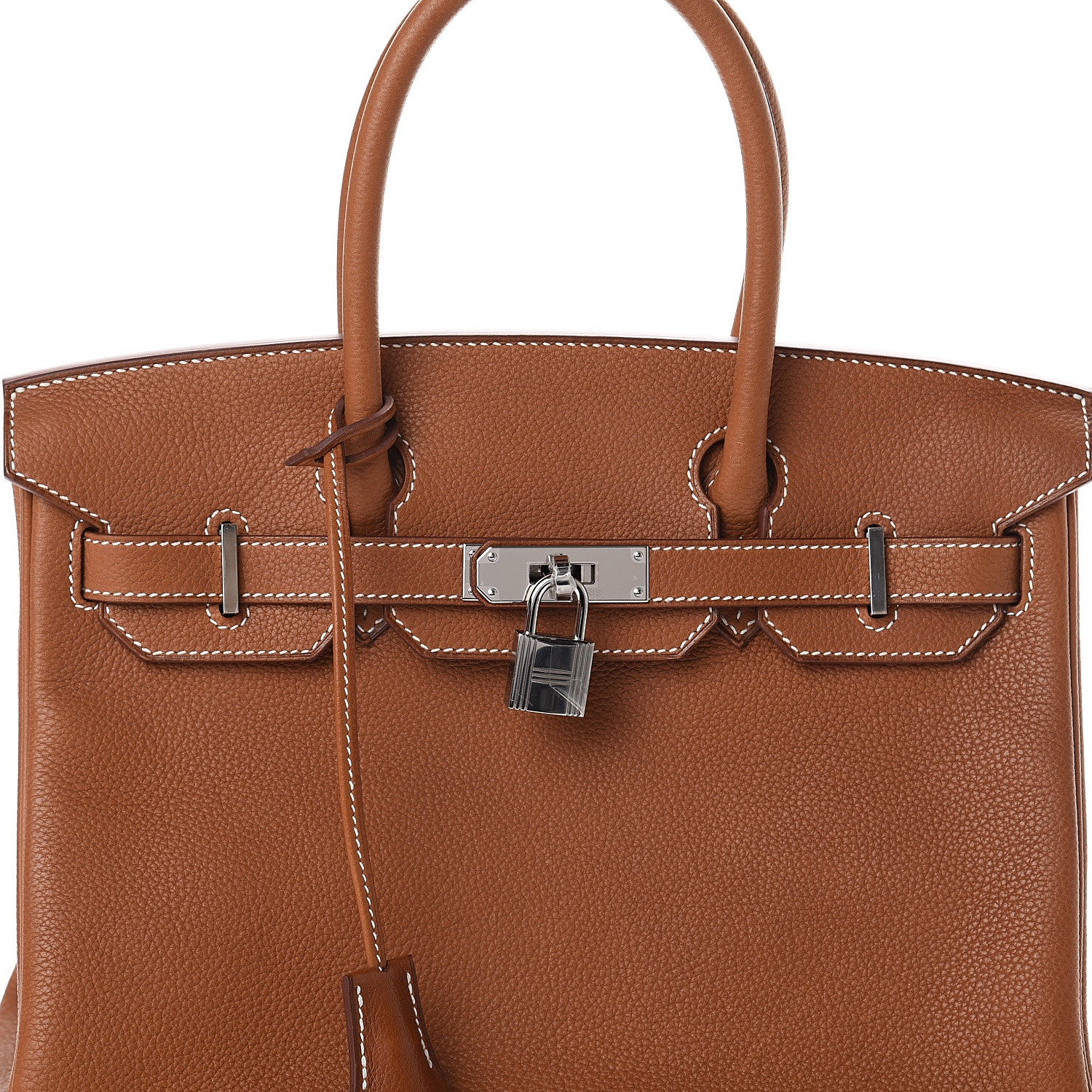 Hermes Natural Barenia Faubourg Birkin 30 Fauve 7 of 7