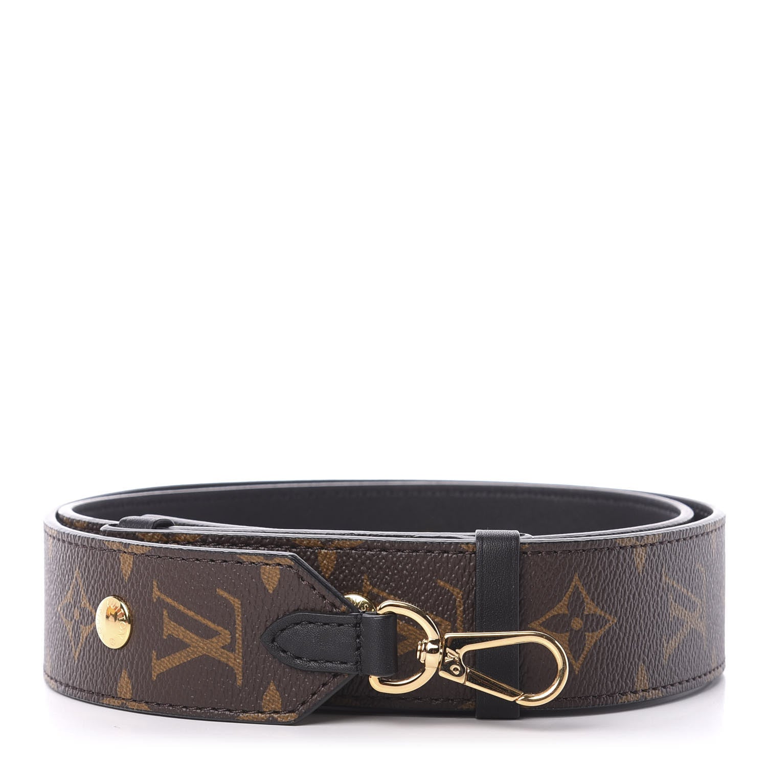 Louis Vuitton Monogram Bandouliere Shoulder Strap Black 1 of 5