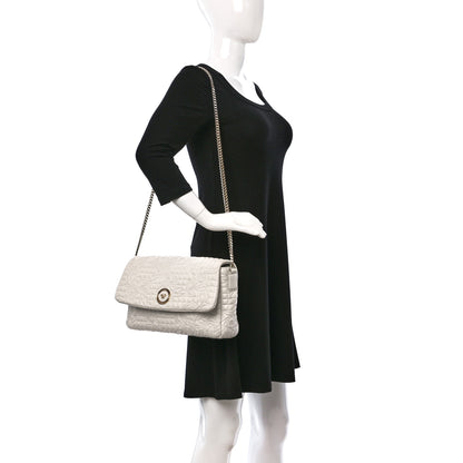 Versace Nappa Barocco Quilted Vanitas Crossbody White 2 of 9