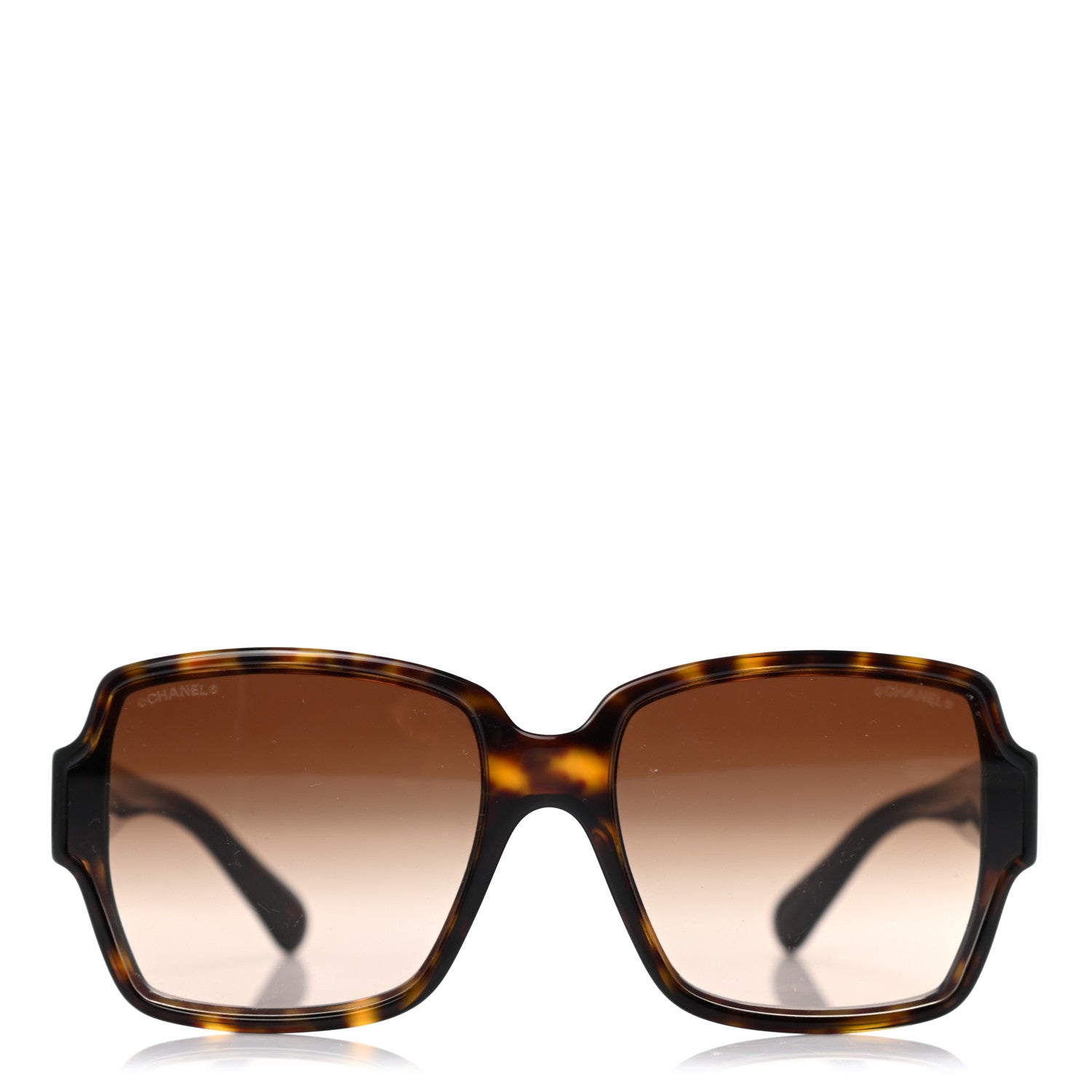 Chanel Acetate Square CC Sunglasses 5385 Tortoise 2 of 7