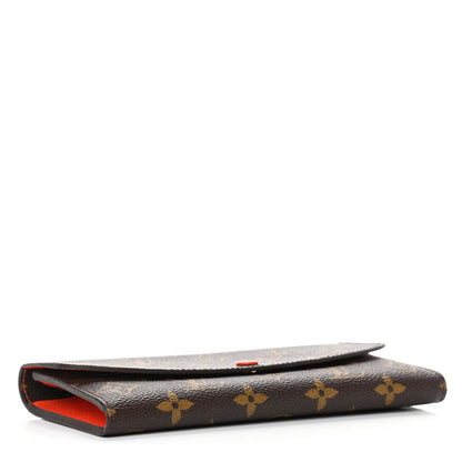 Louis Vuitton Monogram Emilie Wallet Piment 4 of 8