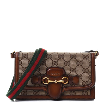 Gucci Monogram Lady Web Convertible Wallet Beige Cuir 1 of 4