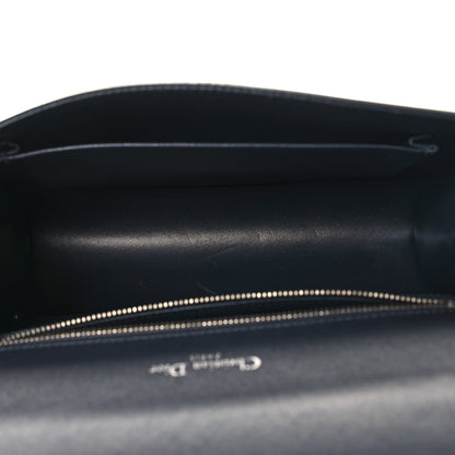 Christian Dior Metallic Patent Micro-Cannage Medium Diorama Flap Bag Silver 5 of 9