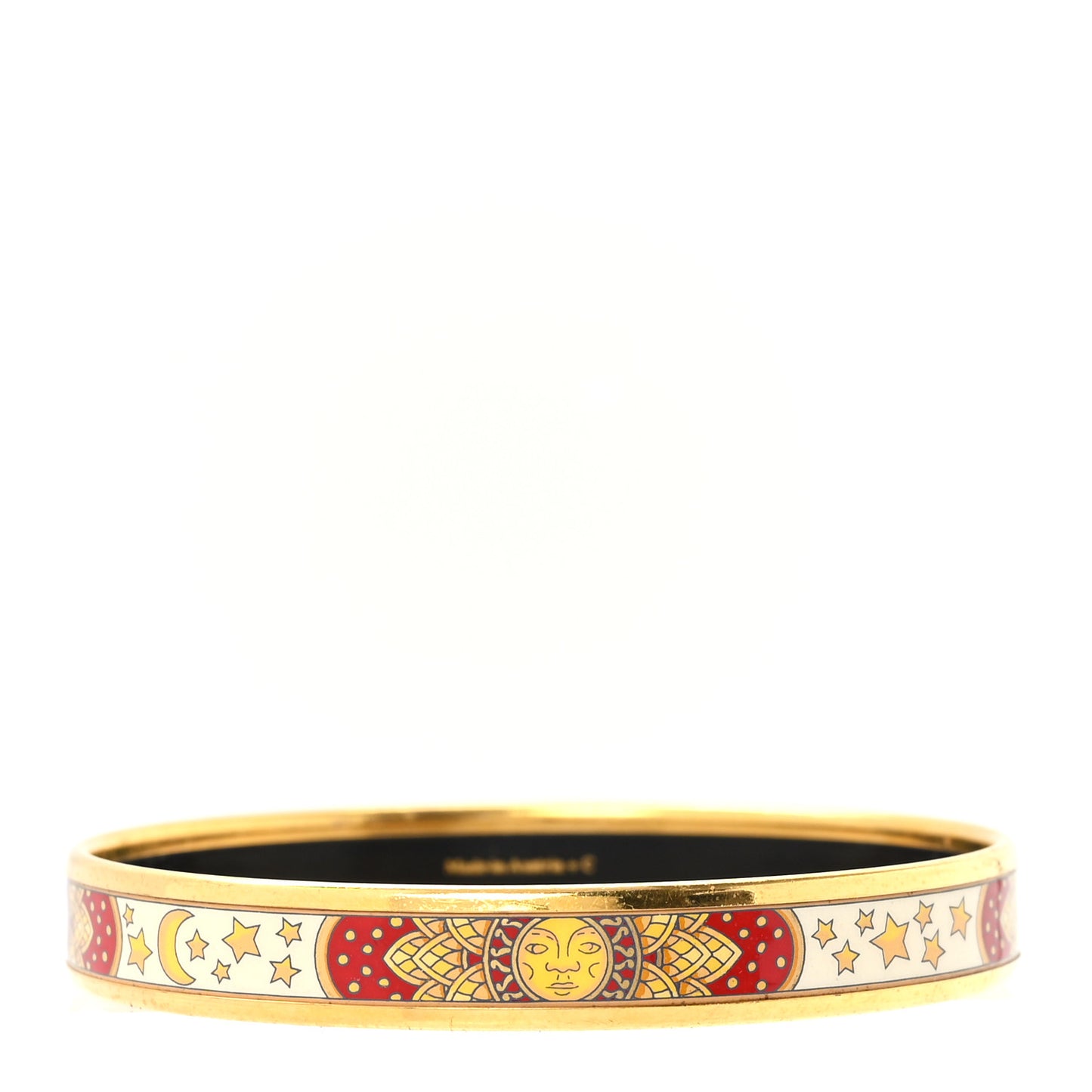 Enamel Printed Narrow Sun Moon Stars Bracelet 70