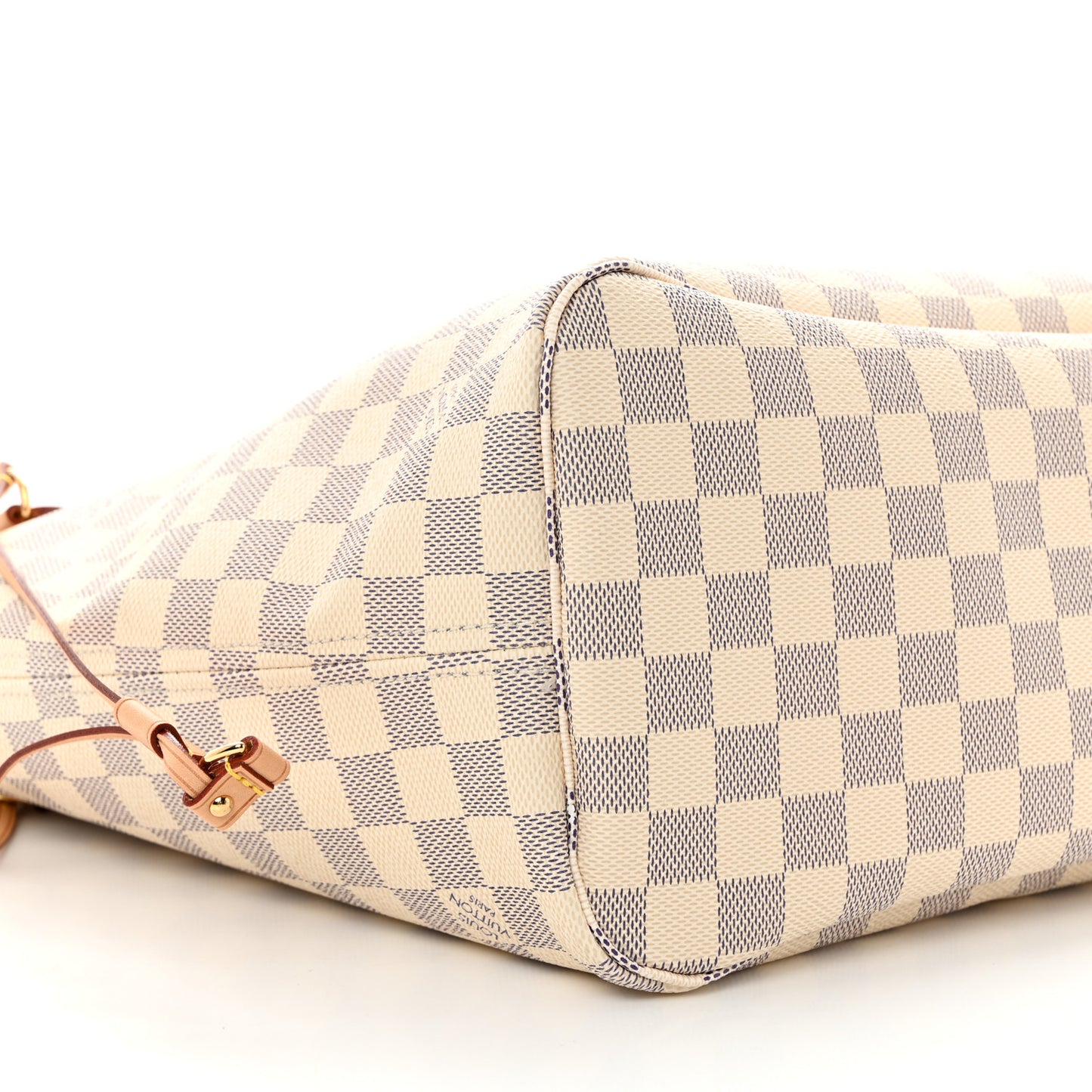 Damier Azur Neo Neverfull MM Rose Ballerine