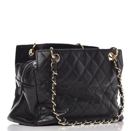 Chanel Caviar Quilted Petit Timeless Tote PTT Black 3 of 13