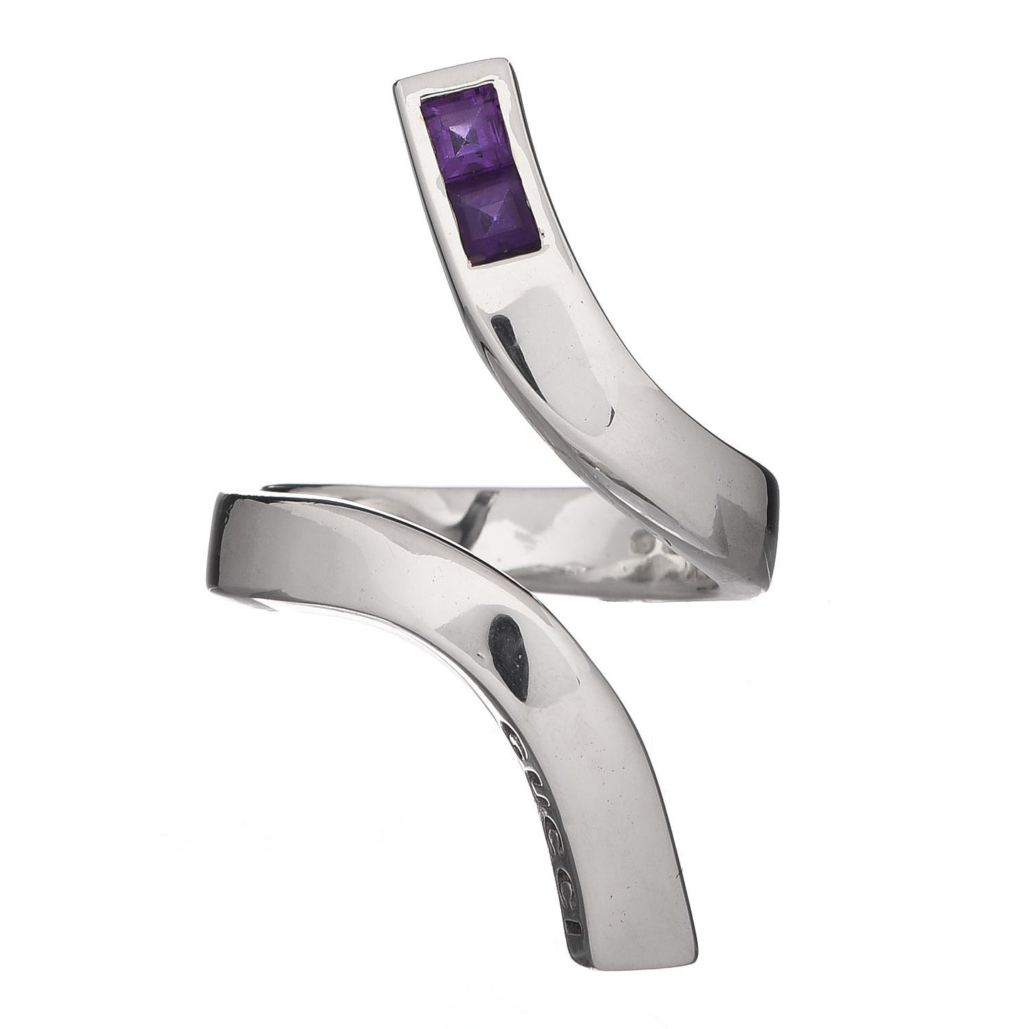 Sterling Silver Amethyst Wrap Ring 51 5.75