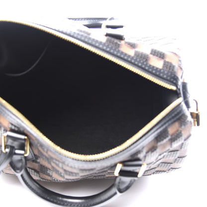 Louis Vuitton Damier Paillettes Speedy 30 Black 4 of 11