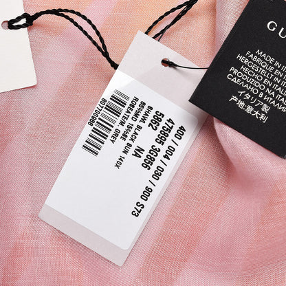 Gucci Modal Silk Black Sun Shawl Roseate Grey 4 of 6