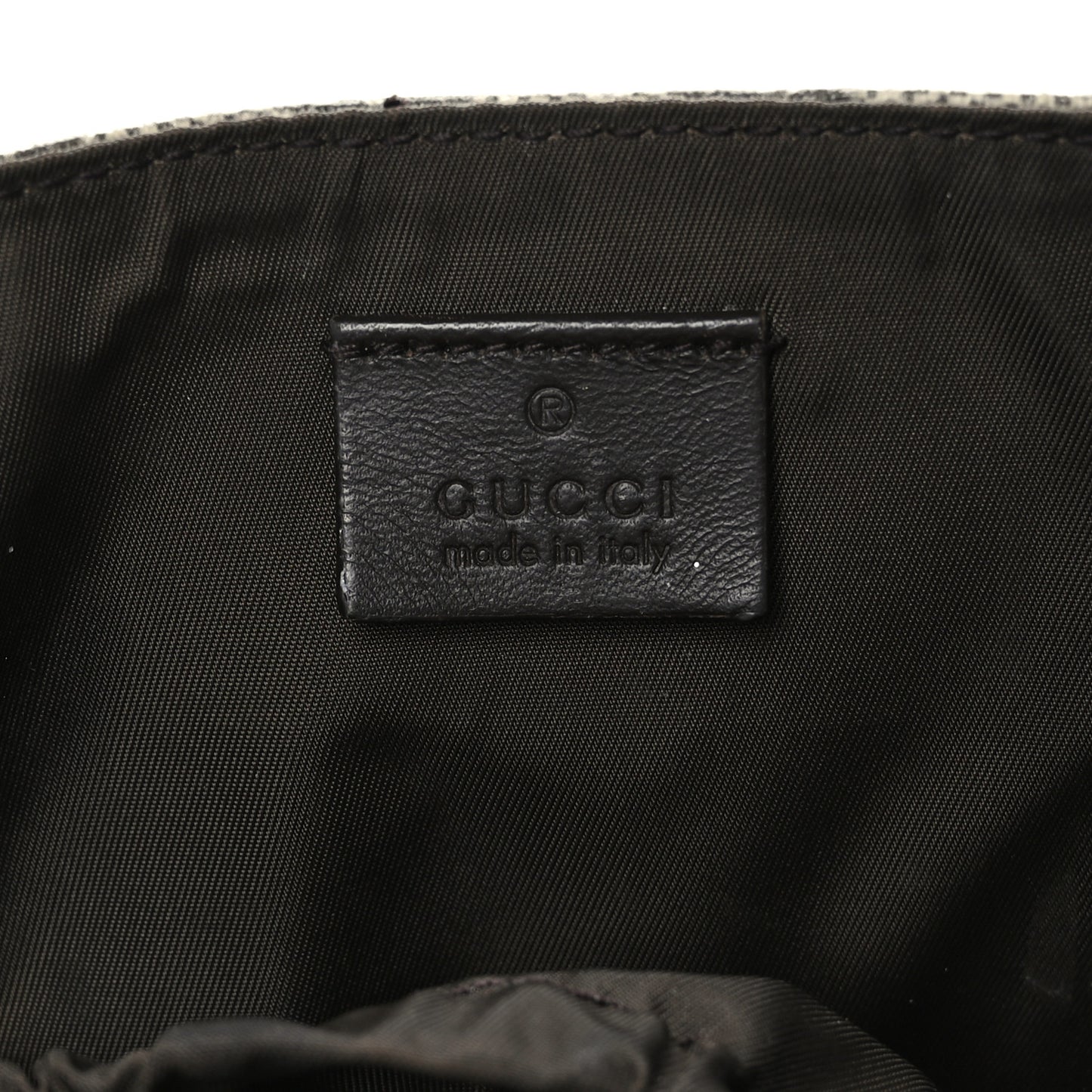 GG Plus Monogram Messenger Diaper Bag Dark Brown