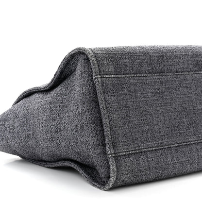 Chanel Lurex Boucle Medium Deauville Tote Black 9 of 10