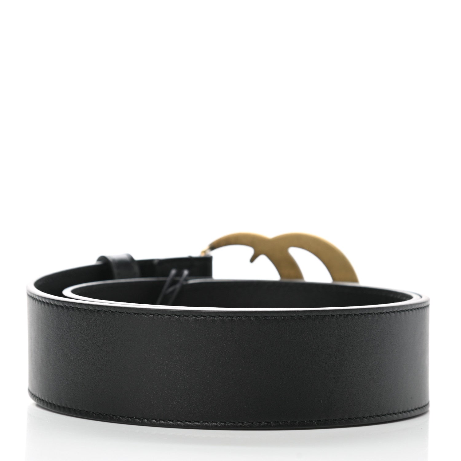 Gucci Calfskin Double G 40mm Belt 75 30 Black 2 of 5