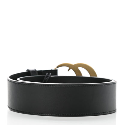 Gucci Calfskin Double G 40mm Belt 75 30 Black 2 of 5