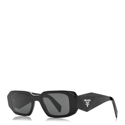 Prada Acetate Symbole Sunglasses SPR 17W Black 1 of 8