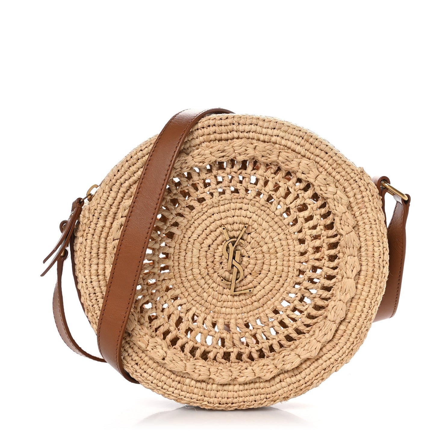 Raffia Sac Round Naturel