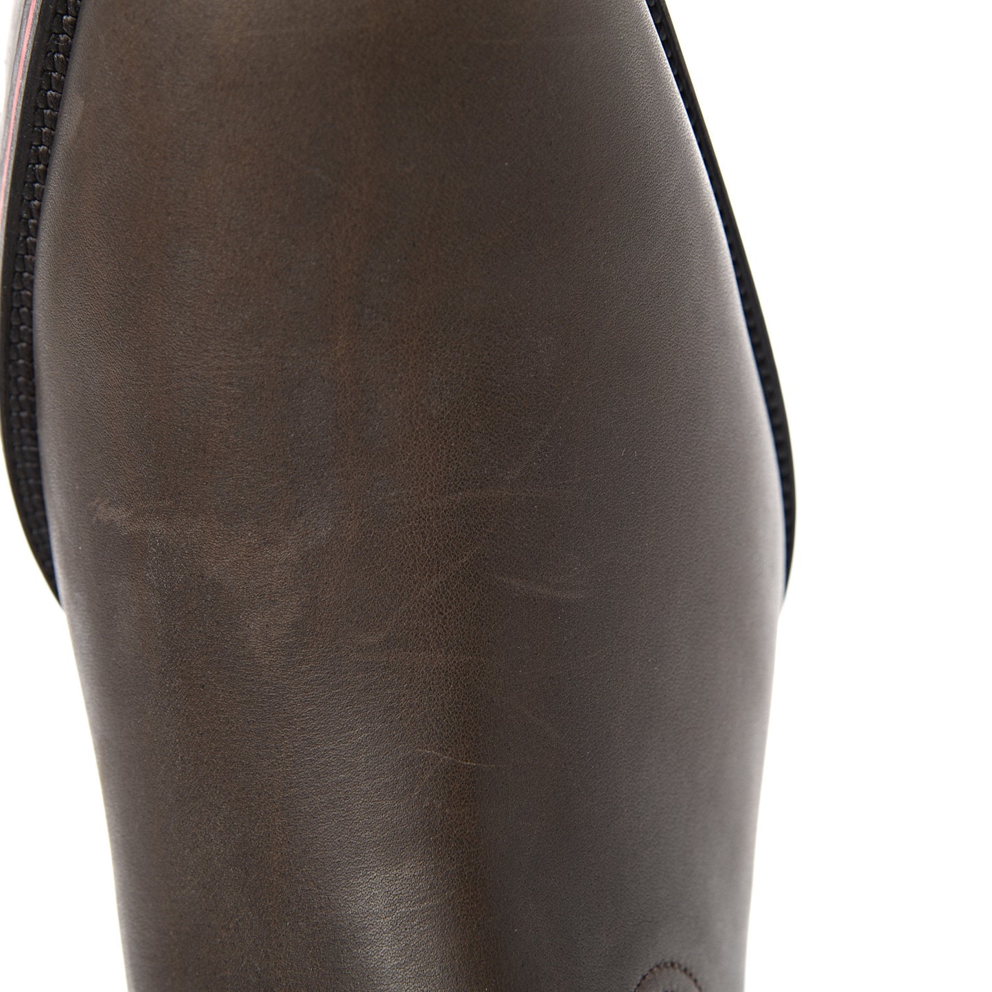 Calfskin Wax Crosta Mens Kicko Flat Boots 44 Dark Brown