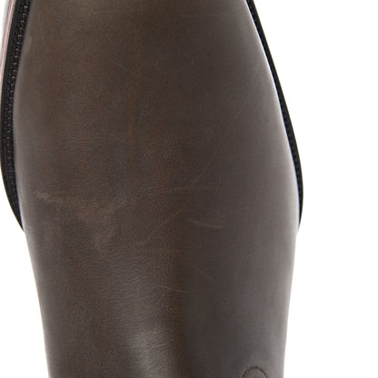 Christian Louboutin Calfskin Wax Crosta Mens Kicko Flat Boots 44 Dark Brown 7 of 8