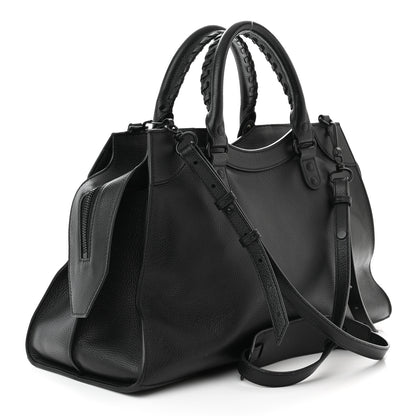 Balenciaga Grained Calfskin Black Hardware Neo Classic City Black 3 of 12