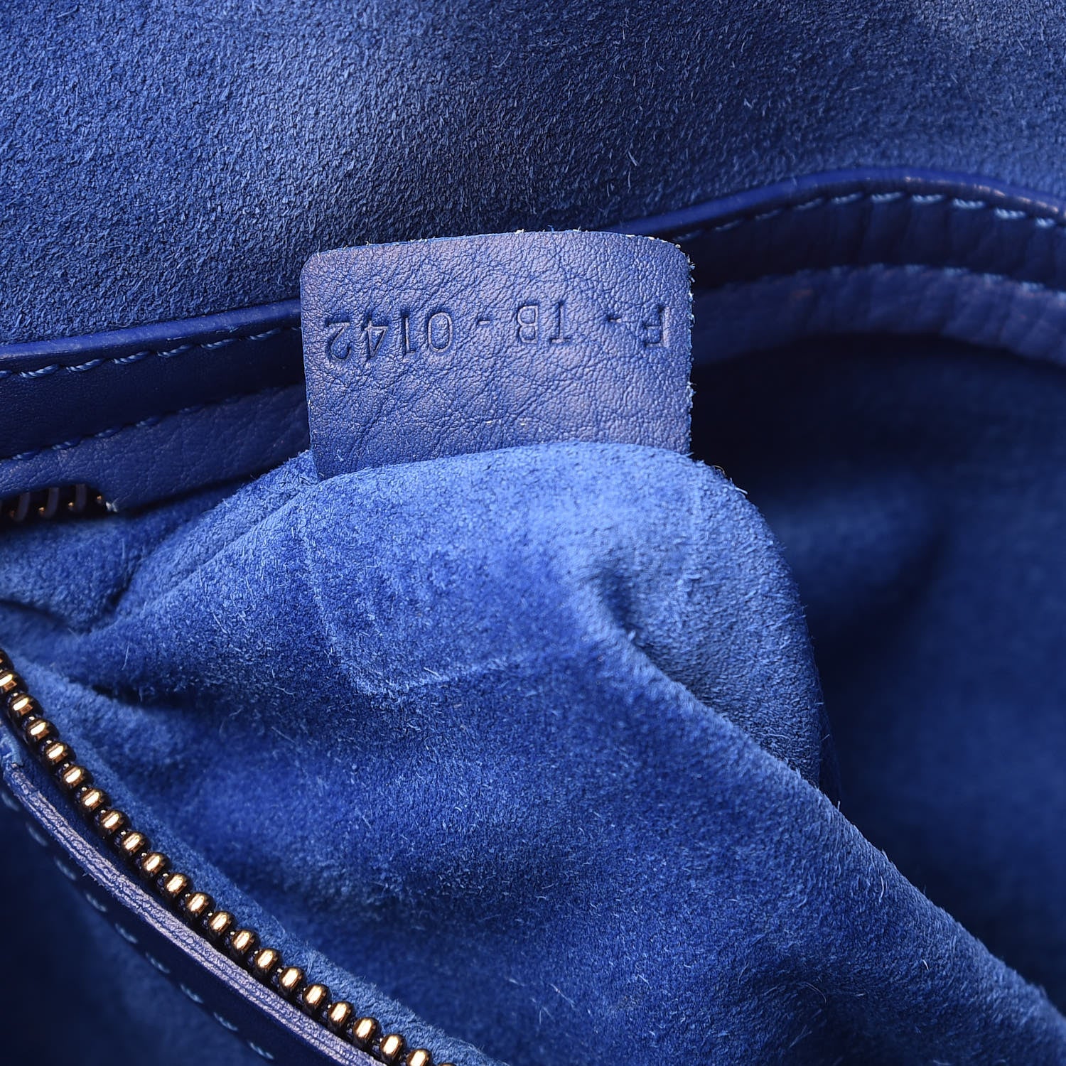 Celine Supple Calfskin Medium Phantom Luggage Royal Blue 8 of 13