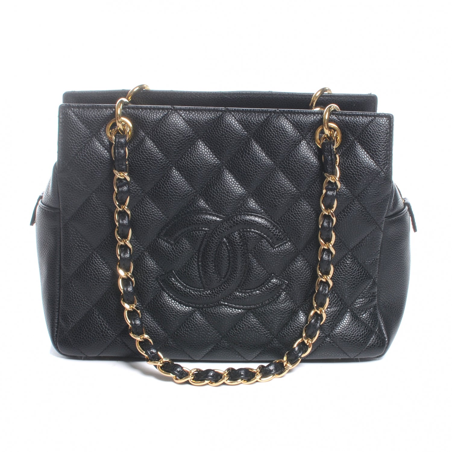 Chanel Caviar Quilted Petit Timeless Tote PTT Black 1 of 7