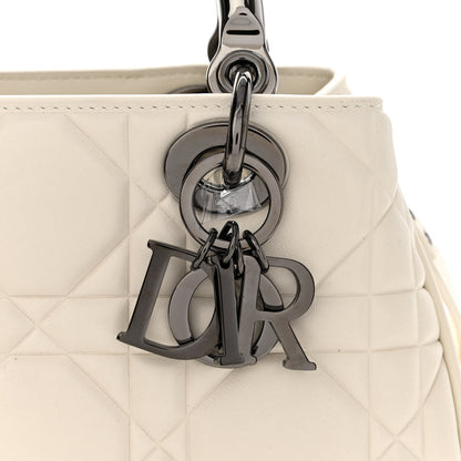 Christian Dior Calfskin Cannage Small The Lady 95.22 Ivory 8 of 11