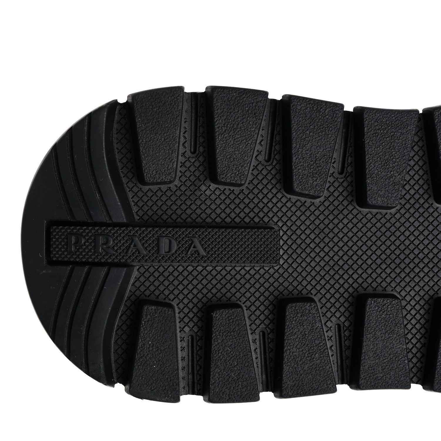 Prada Re-Nylon Piuma Metal Triangle Logo Quilted 45mm Sneakers 37 Alabastro 6 of 8