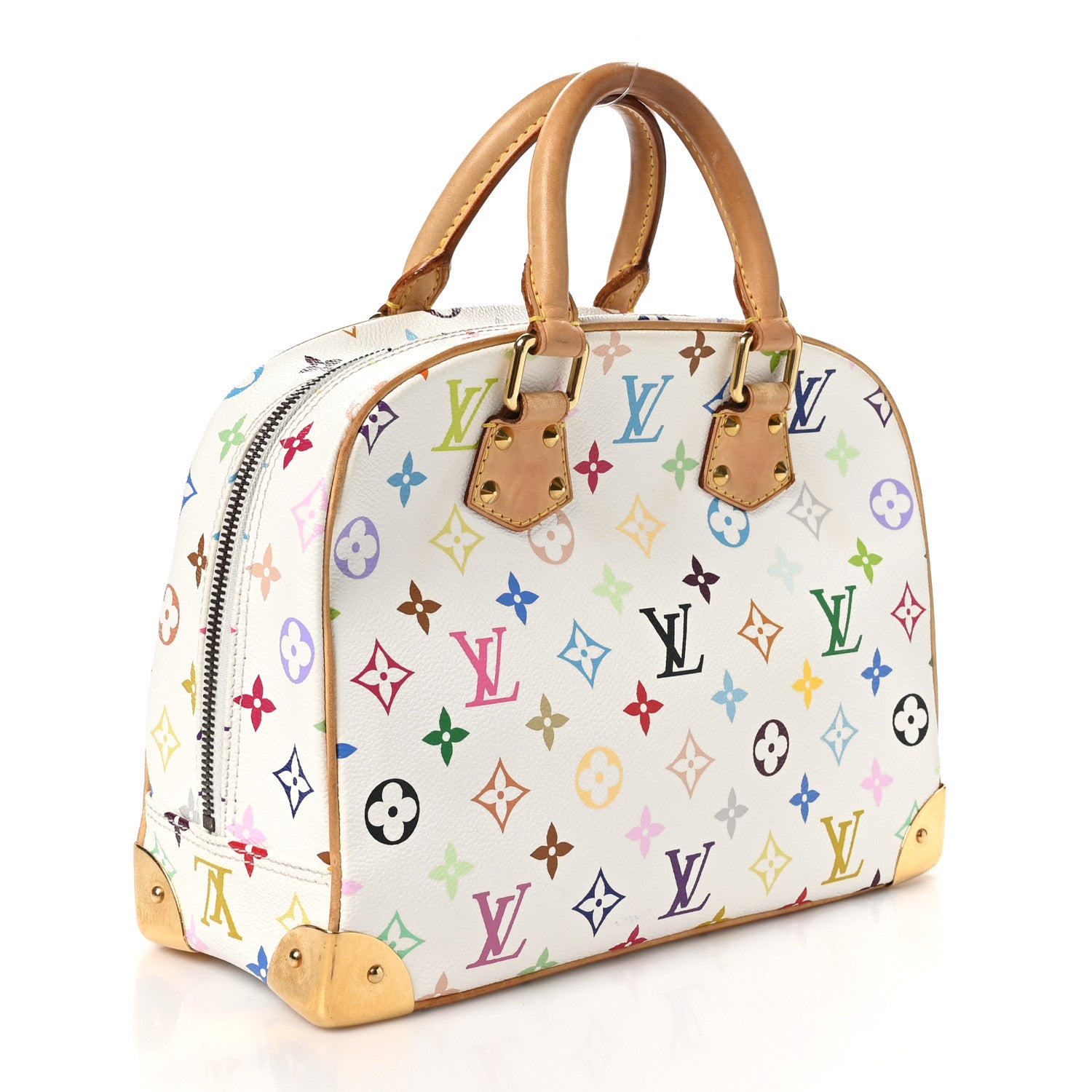 Louis Vuitton Monogram Multicolor Trouville White 3 of 10
