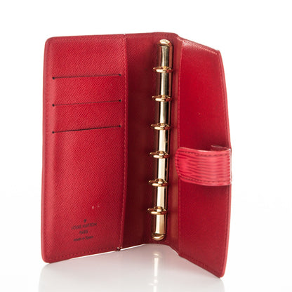 Louis Vuitton Epi Small Ring Agenda Cover Rouge 5 of 7