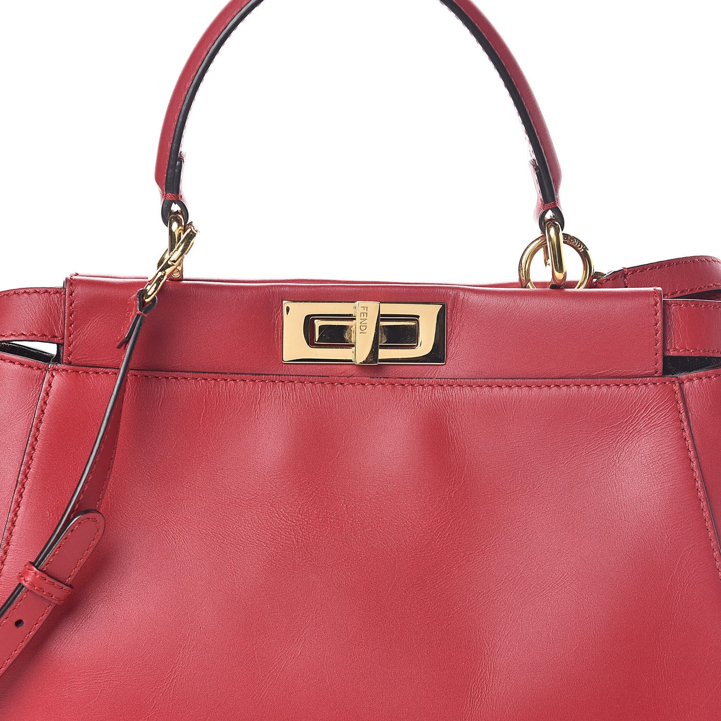 Vitello Morgan Fabric Jacquard Pequin Medium Peekaboo Iconic Satchel Mattone Tobacco Black