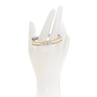 Hermes Enamel Mini Clic Kelly Bracelet PM Creme 2 of 5